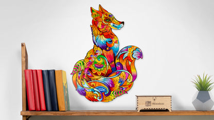 Woodvio™ Fuchs-Holzpuzzle (42 x 38 cm)